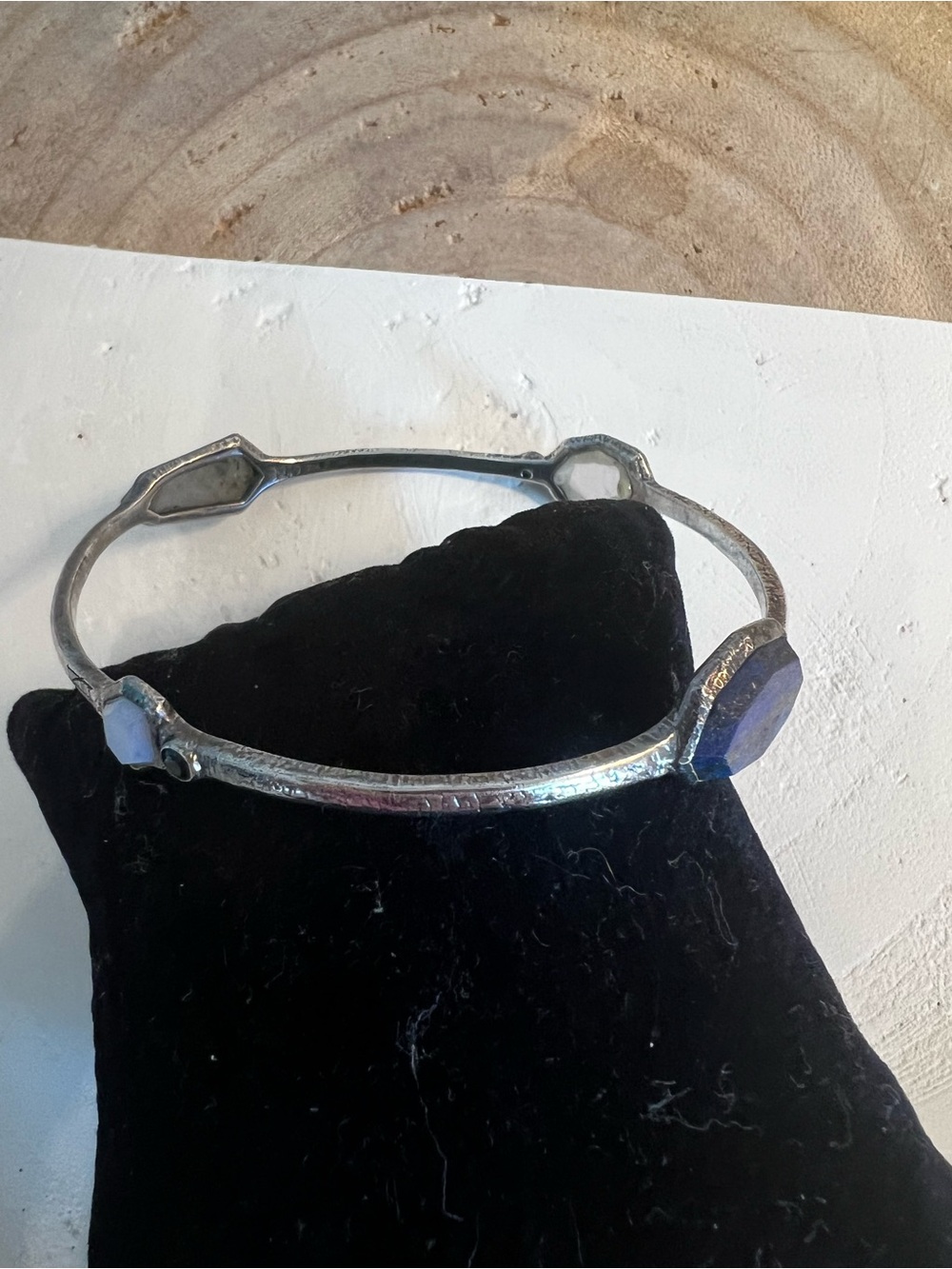 Silpada Silver Bracelet with Blue Accent Stones - Women Jewelry